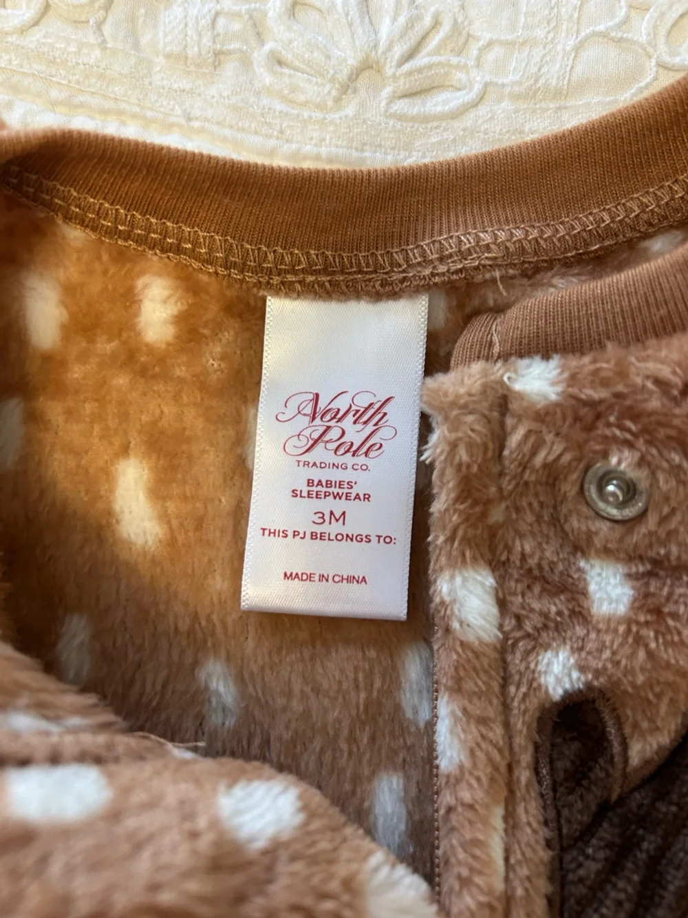 North Pole cozy brown